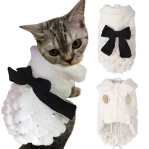 White Plush Cat's Clothes